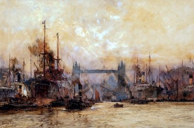 Tower Bridge, the Pool of London