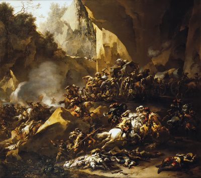 Travellers attacked by brigands