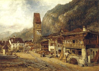 Unterseen, Interlaken - Autumn in Switzerland