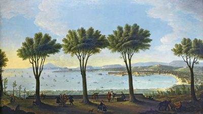 Veduta di Napoli dal Vesuvio