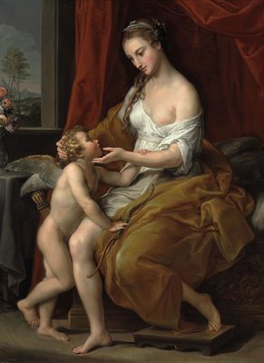 Venus Caressing Cupid
