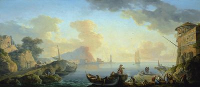 View of Harbor at Dawn