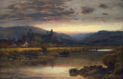 View of Tintern Abbey from the River
