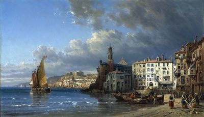 Vue de Camogli, Italie